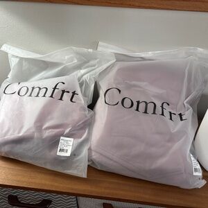 Comfrt Set Coordinate Hoodie + Sweatpants in Orchid Purple size XS